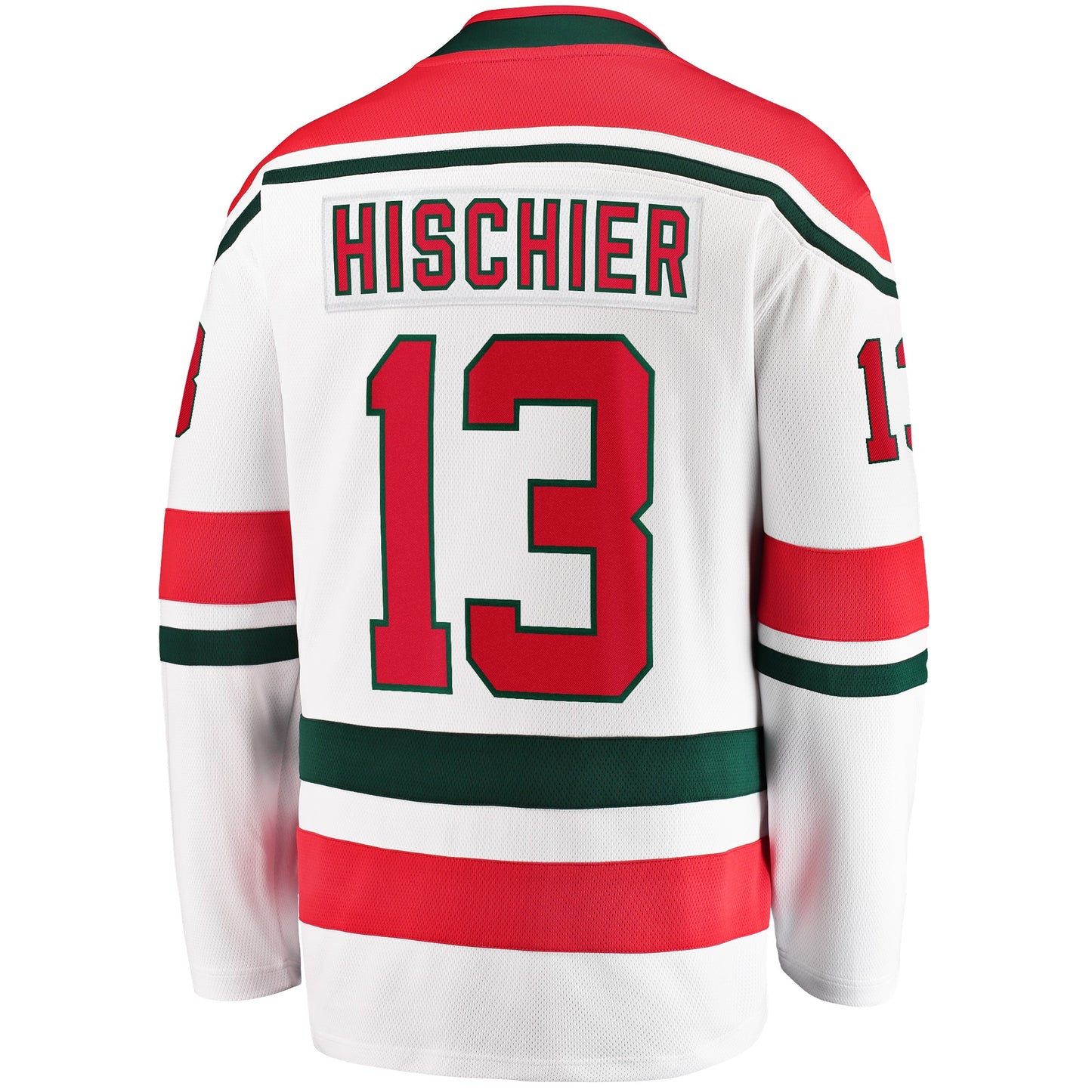 Nico Hischier New Jersey Devils Fanatics Branded 2022/23 Heritage Premier Breakaway Jersey - White