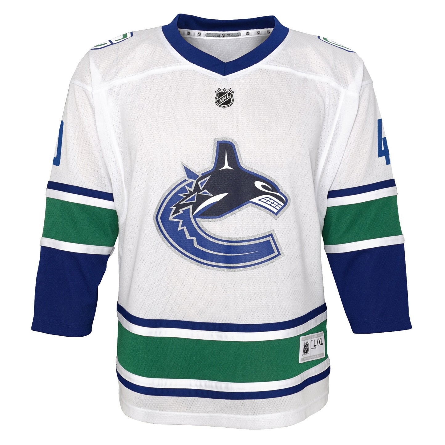 Elias Pettersson Vancouver Canucks Youth 2019/20 Away Replica Player Jersey - White